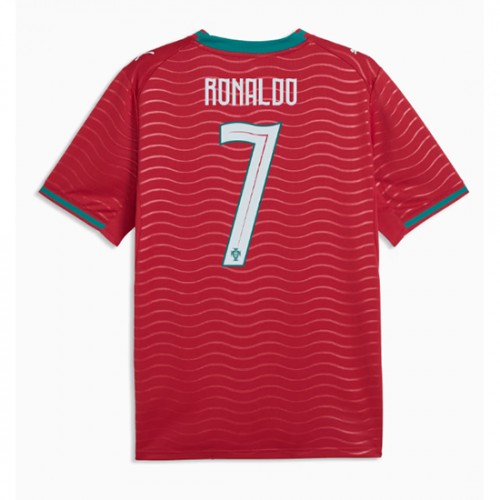 Stroje piłkarskie Portugalia Cristiano Ronaldo #7 Koszulka Podstawowej MŚ 2026 Krótki Rękaw